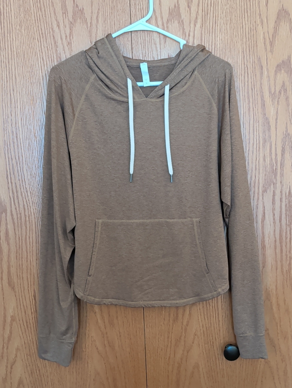 Glyder Brown Hooded Pullover with Front Pocket